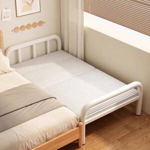 1인용 고시원침대 침대 싱글 실버 작은 1인가구 소형 길이 기숙사침대 옵션 투룸 소형침대