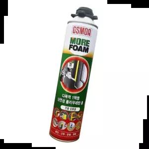틈새충진 지에스모아 모아폼 폴리우레탄폼 일회용 건용 겸용