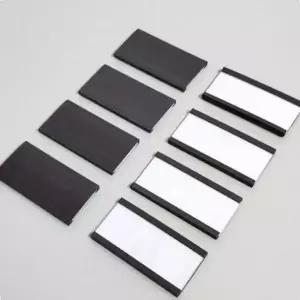 [셀러에이드]속지교체라벨 마그네틱 소형 네임 태그 5cmx2.5cm 1EA