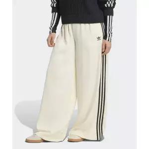 아디다스 ADIDAS 새틴 와이드 레그 트랙 팬츠 - 크림화이트:블랙 KD2542KD2542 105017