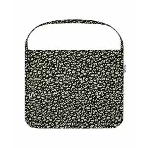 EMIS 22Y LEOPARD CORDUROY ECO BAG-BLACK