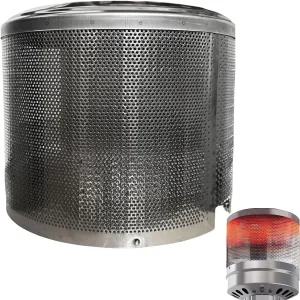 일반 파티오 히터 버너 네트 커버 실외 교체 부품 이미터 스크린 스테인리스 스틸 안전 난방망 피팅