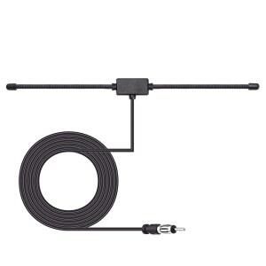 [미국배송] 대시 헤드 유닛 CD 미디어 리시버 플레이어 오디오 마린 보트 라디오에서 차량 트럭 SUV 카 스테레오를 위한 빙푸 FM 라디오 다이폴 안테나 접착 마운트