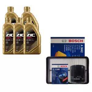 QM6 2.0 LPG 지크 X9 FS 5W30 5L 엔진오일 필터 세트