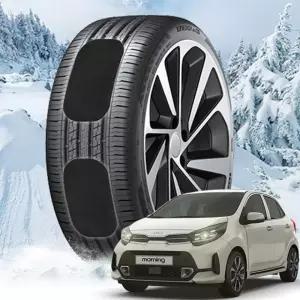 올뉴모닝 붙이는 스노우체인 스노우캐치