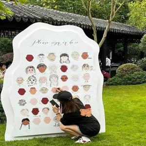 결혼식 방명록 이벤트 이젤 돌잔치 게스트보드 웨딩