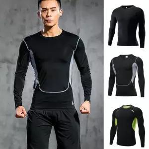 [라일리의류] Rly 부드러운 헬스 티셔츠 남자요가복 남자타이즈세트