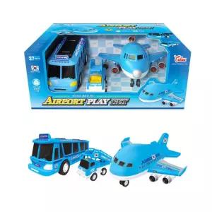비행기 공항놀이 아기장난감 3종세트 완구 키즈토이 캠핑놀거리 남자아이 조카선물
