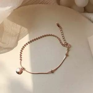 럭키 액세서리 여자발찌 로프발찌 여성스러운 팔찌 모던 큰발찌 실버925