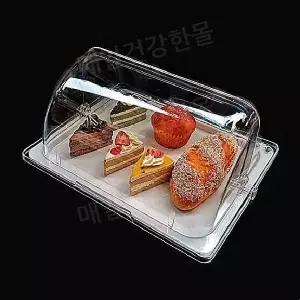 빵 케이크 진열 매대 케이스 보관함 디저트 커버 트레이 브레드 박스