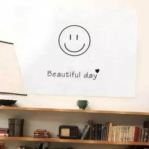 대형 패브릭 포스터 스마일 S 패브릭가리개 천가리개 WEC9D4A