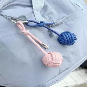 9컬러 가방 오브제 깔끔 귀여운 배구공키링 키홀더 WFJOZFI