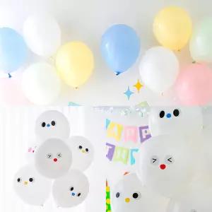 라운드 일반 풍선 30개입 이벤트 생일 파티 용품 꾸미기 스티커 세트 포토존 장식 (8개입) 무료배송