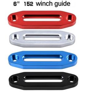 152mm 6 인치 윈치 알루미늄 가이드 로프 후크 스틸 Hawse Fairlead SUV ATV UTV