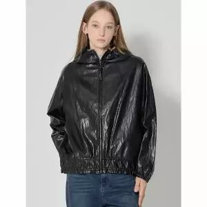 [하프클럽/르오트]타임 감각적인 인조가죽 자켓