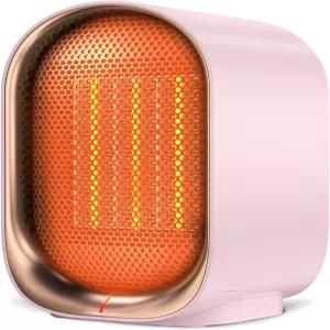 스페이스 히터 실내용 휴대용 소형 과열 및 팁 오버 방지 기능이 있는 전기 책상 홈 오피스 작업 공간용