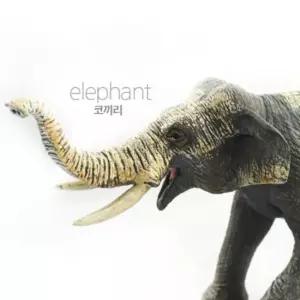 유아 리얼 관찰 코끼리 동물 모형 완구 미니어처 장난감 소프트 피규어 어린이집 교육용 역할 놀이 미니어