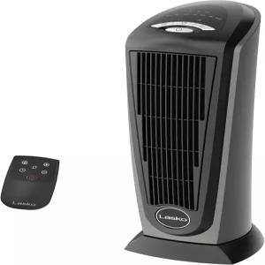리모컨 온도 조절기 타이머 및 광범위 진동 기능이 있는 Lasko 1500W 세라믹 타워 공간 히터 실내용 휴대용