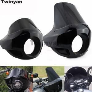 [호환품]바이크 오토바이 5 3/4 헤드 라이트 페어링 마스크 프론트 램프 카울 Harley Sportster XL 883 120