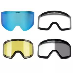 톰디어 스노우고글 전용 HD더블렌즈 단품 방풍 가벼운 고글렌즈