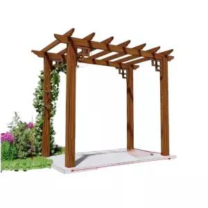 원목 넝쿨 가드닝 3x2x2.6 포도나무 지지대