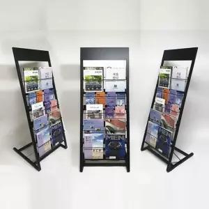 5단 카달로그 BK 리플렛거치대 거치대 잡지 전단지 팜플렛 2열 꽂이