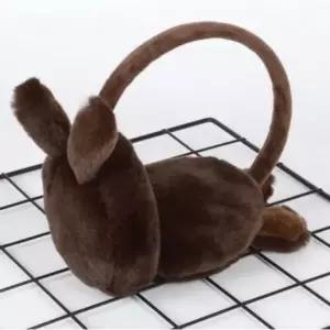 귀마개 겨울 한파 보온 방한 커플 토끼 접이식