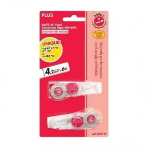 고품질 플러스 수정테이프리필 WH-604R 박스(200개입) (WFKF9Q1)