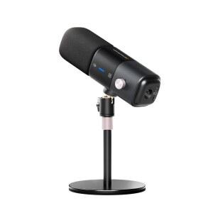 NearStream XLR /USB 다이내믹 마이크, 노이즈 캔슬링 /볼륨 컨트롤 /헤드폰 잭 /음소거, PC /오디오 인터페이스용 스트리밍 스트림, 음악 녹음, 게임, 팟캐스트용 데스크탑 마이크 (AM15X)