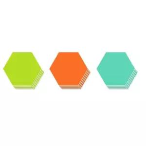 마그피아 미니 육각헥사보드 고무자석 MRMHB-003 12개입 개(1개입) (WFKF9LO)