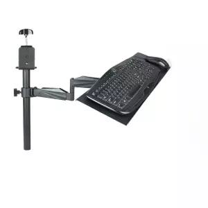 벽걸이형 키보드암 거치대 선반 회전 pc 브라켓 접이식