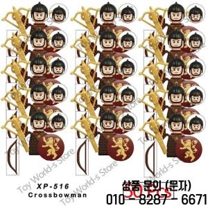 중세 피규어 빌딩  기사 군인 액세서리 검객 MOC 벽돌 장난감 선물