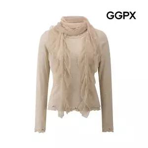 GGPX 플라워 레이스 스카프 세트 티셔츠 (GPCTS004F) 1015972