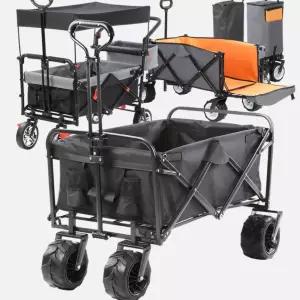 캠핑 여행 장보기 접이식 타프 손잡이 왜건 짐캐리어 손수레 폴딩카트 짐운반