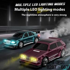 전문가용 1:43 스케일 RC카 장난감 무선 조종 드리프트 기능 자이로스코프 4륜 구동 미니 자동차