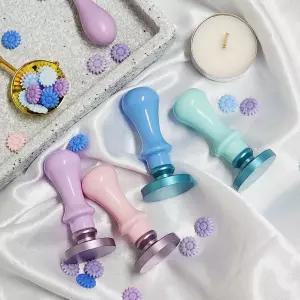 실링 왁스 무지 스탬프 도장 스템프 씰링 인장 엽서장식