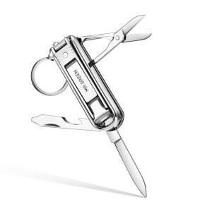 MR.GREEN 다기능 네일 클 스테인리스 스틸 식스 기능 커터 파일 작은 칼 가위 (작은)