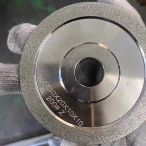 80mm 100mm 다이아몬드 연삭 평행 휠 그라인더 원형 텅스텐 스틸 세라믹 CBN 밀링 커터 샤프너 디스크