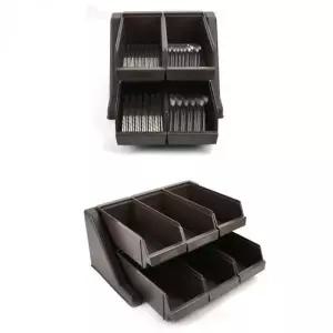 수저 젓가락 나이프 스푼 정리 트레이 주방 식기 보관함 탕비실 커피 티백