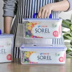 투명 밀폐 김치 저장 용기 플라스틱 보관통