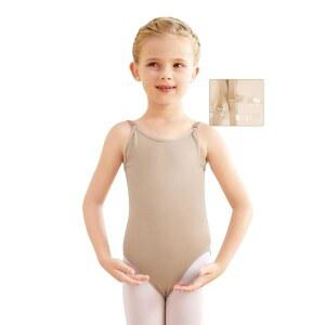 아비걸 누디 걸스 댄스 레오타드 언더웨어 카미솔 발레 언더셔츠와 명확한 조절 가능한 스트랩