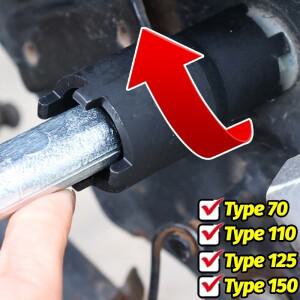 범용 바이크 오토바이 클러치 허브 락 너트 스패너 렌치 듀얼 사이드 제거 소켓 툴 더트 바이크 ATV 모페드