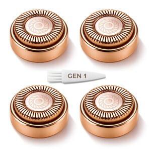 여성용 완벽한 페이셜 제모 마감을 위한 1세대 교체 헤드, 프로페이어 이노뷰티 구렐락스 에비에이 크라다 비소포 바이쿠르피아 헤어 리무버 면도기 1세대(4종 세트)에도 맞습니다