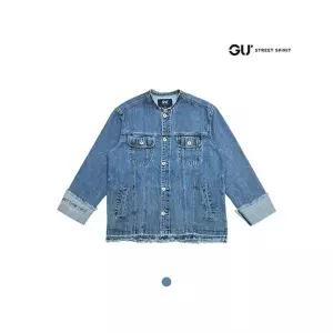 겟유즈드 [지유샵]여) M톤 라운드넥 데님자켓(FULFCUD501M)1024054