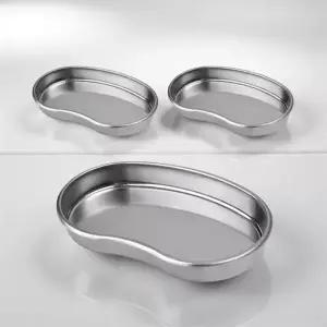 곡반 농반 의료용트레이 드레싱밧드 소독캔 거즈통 위생접시 3개