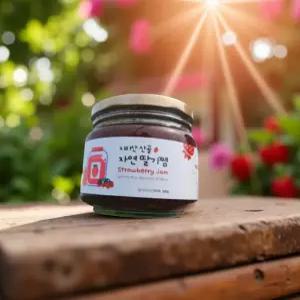 저당 딸기잼 딸기쨈 지리산 산골 수제 딸기 땜 500g