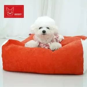 범퍼달린 소형견용 푹신 휴식 침대 중형 U124371 방석