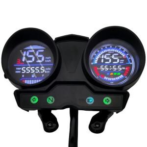 야마하 YBR 125 바이크 오토바이용 YBR125 LED 디지털 계기판 주행거리계 속도계 대시보드