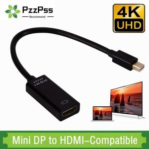 미니 소형 DP-HDMI 호환 어댑터 케이블 macbook 호환 Pro Air Mac Surface 용 여성 DisplayPort-HD 변환기