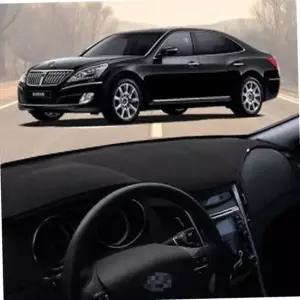 자동차 신형에쿠스 대시보드커버 미끄럼방지 블랙스티치 레드스티치 가죽 차량 난반사 눈부심 햇빛가리개